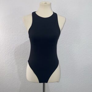 ZARA - BLACK BODY SUIT - SMALL